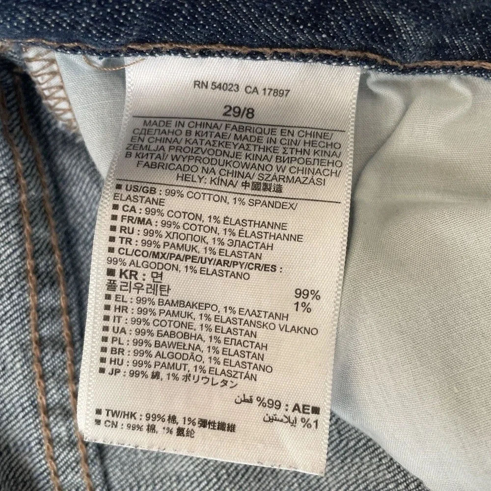 Banana Republic Jeans Womens 29/8 Cropped Rolled Cuff Casual Denim Capri Pants - Picture 5 of 11